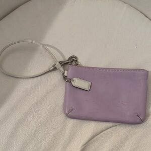 Coach Light Purple Wristlet